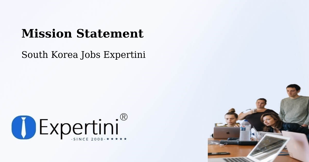 Corporate Mission – Cheonan Si - South Korea Jobs Expertini